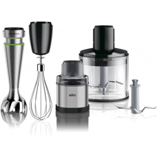 Braun , Hand Blender , MQ9138XI MultiQuick 9 , Hand Blender , 1200 W , Number of speeds 3 , Chopper , Ice crushing , Black/Stainless Steel