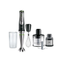 Braun , Hand Blender , MQ9138XI MultiQuick 9 , Hand Blender , 1200 W , Number of speeds 3 , Chopper , Ice crushing , Black/Stainless Steel