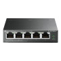 TP-LINK , Switch , TL-SG1005LP , Unmanaged , Desktop , PoE+ ports quantity 4 , Power supply type External