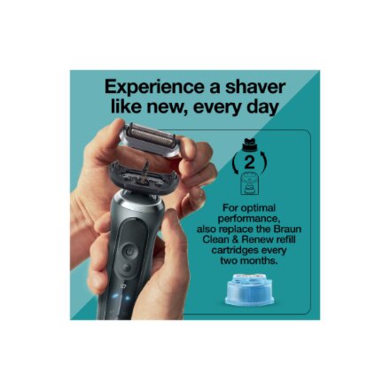 Braun 74S Shaver Replacement Head Series 7, Silver