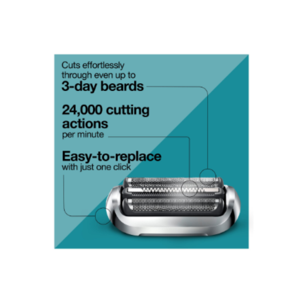 Braun 74S Shaver Replacement Head Series 7, Silver