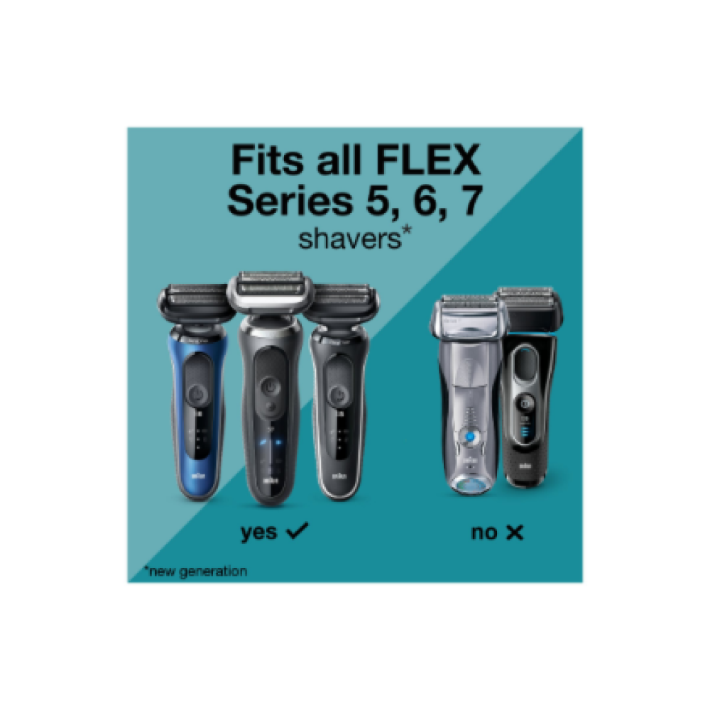 Braun 74S Shaver Replacement Head Series 7, Silver