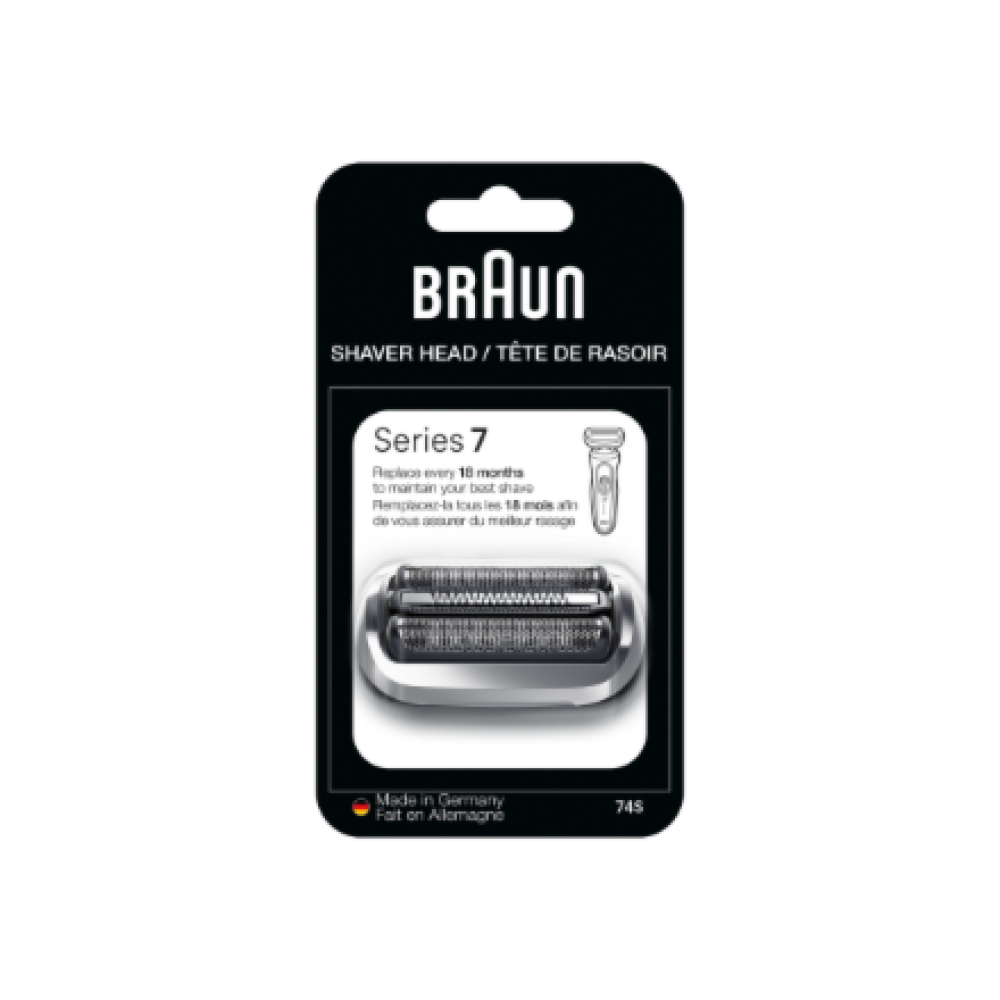 Braun 74S Shaver Replacement Head Series 7, Silver