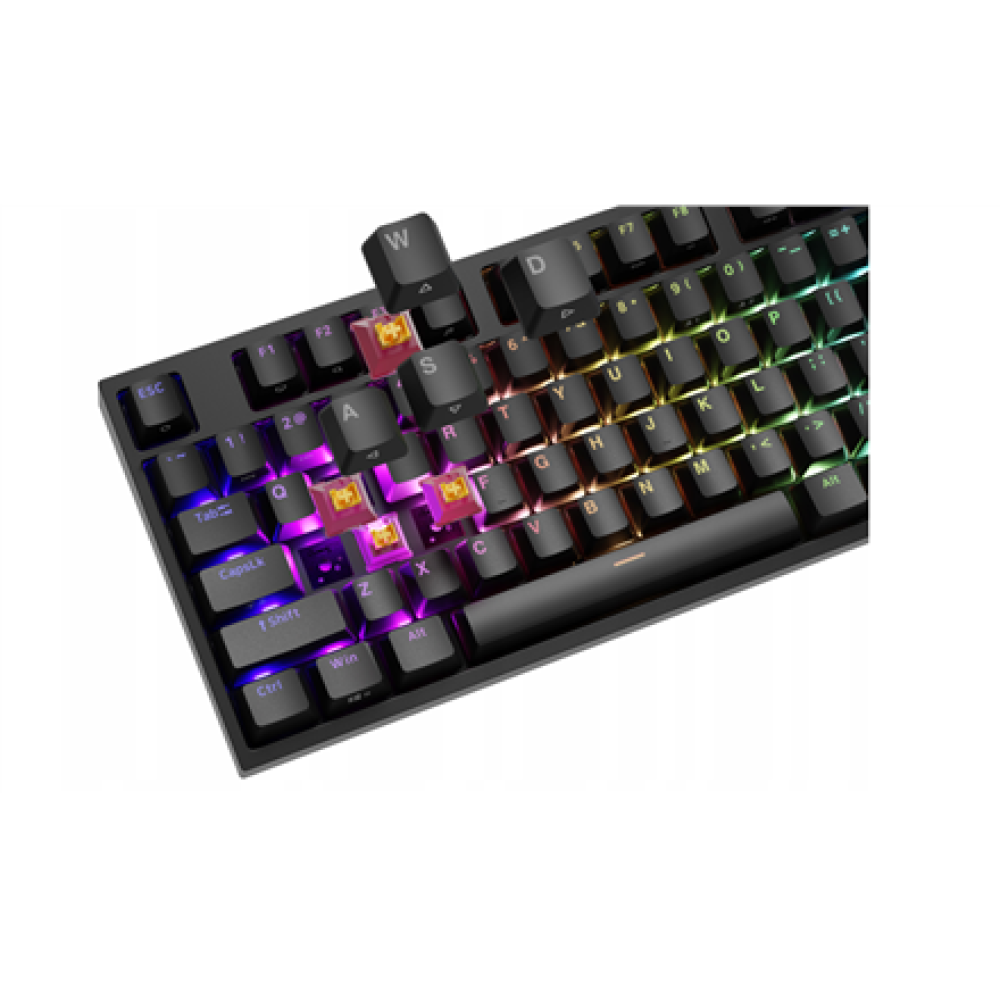 Genesis , THOR 404 , Wired , US , Black , USB Type-A , Outemu Peach Silent