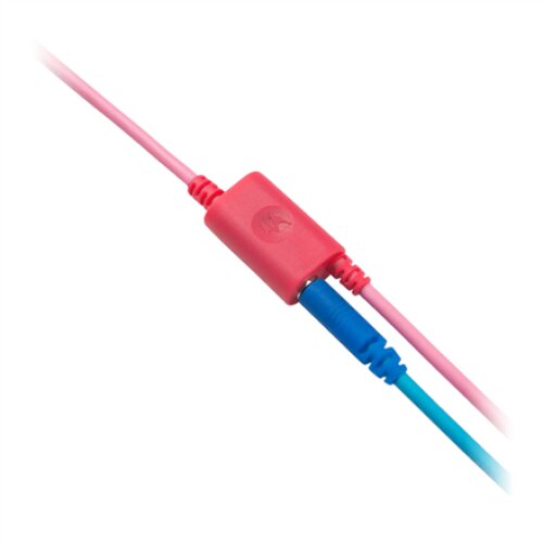 Motorola , Kids Wired Headphones , Moto JR200 , Over-Ear Over-Ear , Built-in microphone , 3.5 mm plug , Pink