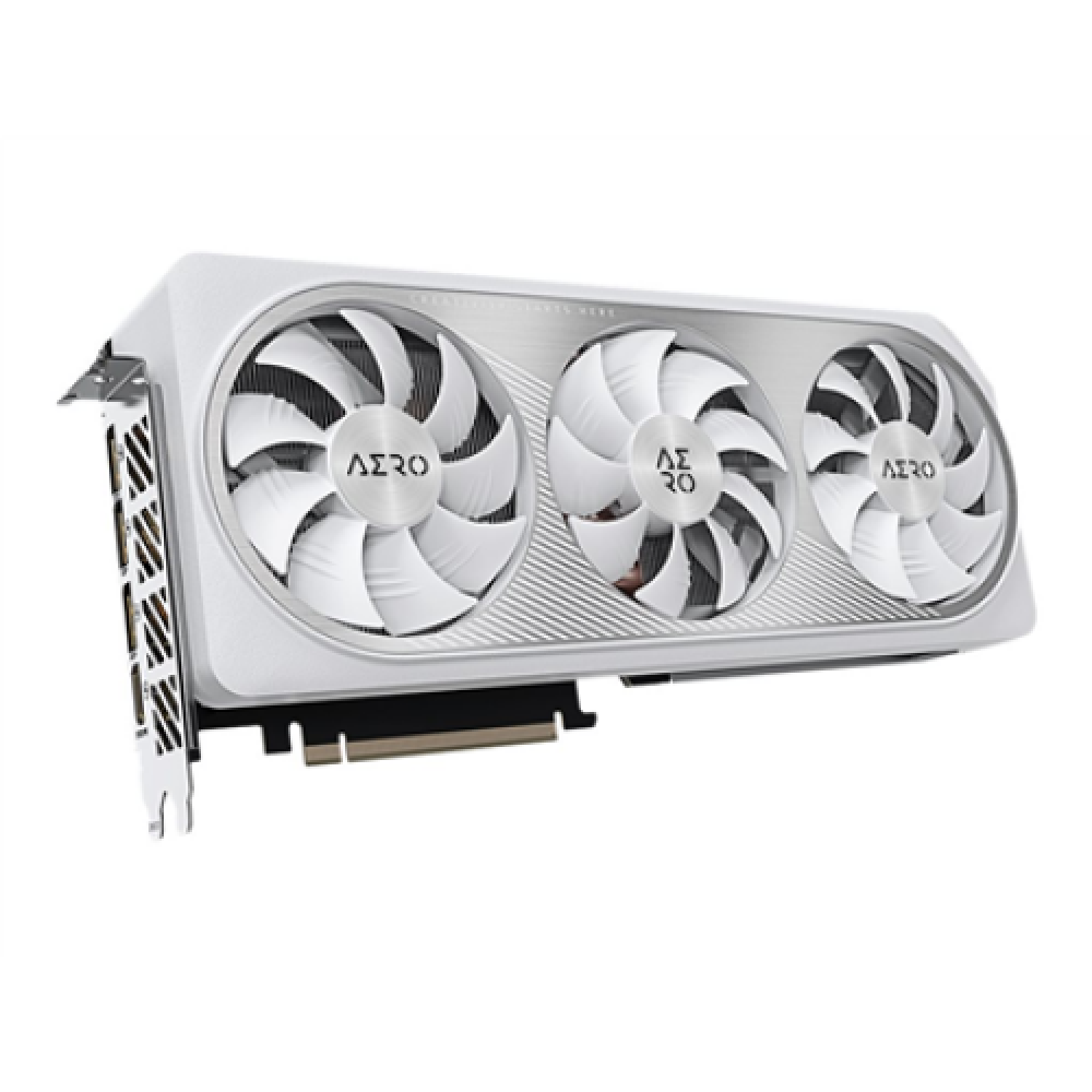 Gigabyte GV-N407TAERO OCV2-12GD NVIDIA 12 GB GeForce RTX 4070 Ti GDDR6X PCI-E 4.0 HDMI ports quantity 1 Memory clock speed 21000 MHz