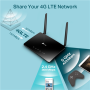 TP-LINK AC1200 Wireless Dual Band 4G LTE Router , Archer MR402 , 802.11ac , 10/100 Mbit/s , Mesh Support No , MU-MiMO No , No mobile broadband