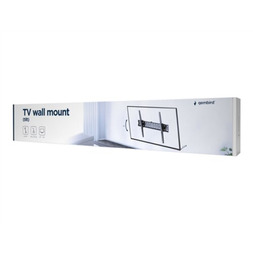 Gembird , Wall mount , Tilt , 37-70 , Maximum weight (capacity) 40 kg , Black