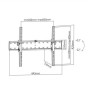 Gembird , Wall mount , Tilt , 37-70 , Maximum weight (capacity) 40 kg , Black