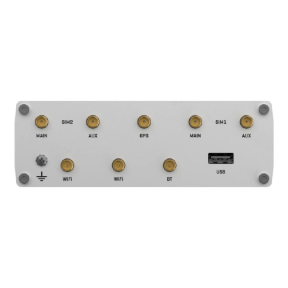 Dual LTE Cat 6 Router , RUTX12 , 802.11ac , 867 Mbit/s , 10/100/1000 Mbit/s , Ethernet LAN (RJ-45) ports 4 , Mesh Support No , MU-MiMO Yes , 4G , Antenna type 4xSMA for LTE, 2xRP-SMA for WiFi, 1xRP-SMA for Bluetooth, 1xSMA for GNNS , 1 x USB A