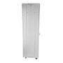 SOMI Networks , 22U, 19″ Freestanding Cabinet , 22U-60/60NAC , Max Load 800kg; Removable and Lockable Side Panels; Glass Doors; Unassembled , Depth: 60 cm , Gray