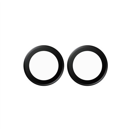 PanzerGlass Hoops , Camera Lens , Apple , iPhone Duo , Metal/Silicone , Black