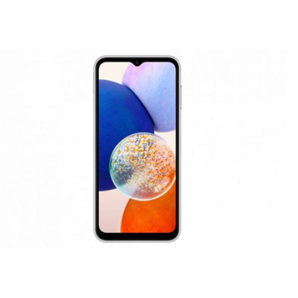 Samsung Galaxy , A14 (A146P) , Silver , 6.6 , PLS LCD , 1080 x 2408 pixels , Mediatek Dimensity 700 , Exynos 1330 , Internal RAM 4 GB , 128 GB , Dual SIM , Nano-SIM , 4G , 5G , Main camera 50+2+2 MP , Secondary camera 13 MP , Android , 13