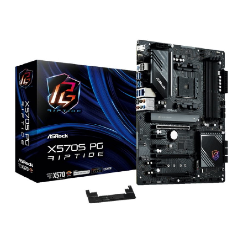 ASRock X570S PG RIPTIDE , Processor family AMD , Processor socket AM4 , DDR4 , Supported hard disk drive interfaces SATA, M.2 , Number of SATA connectors 6