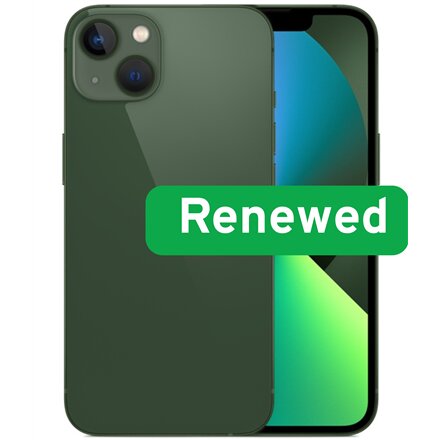 Apple , RENEW , Grade B , iPhone 13 , Green , 6.1 , Super Retina XDR OLED , 2532 x 1170 pixels , A15 Bionic , 4 GB , 128 GB , Dual SIM , 5G , 12+12 MP , iOS , 18