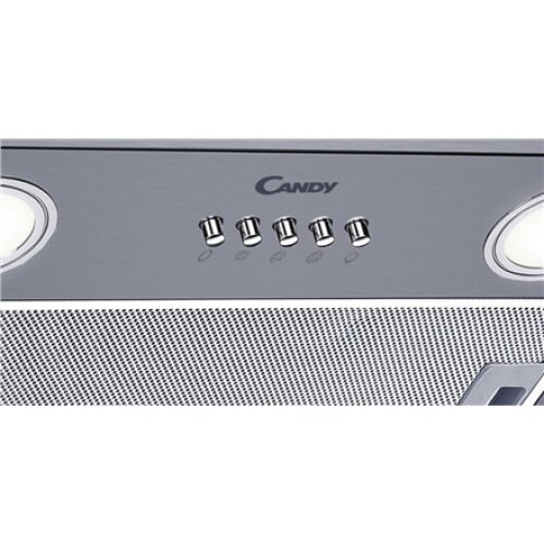 Candy , Hood , CBG625/1X , Canopy , Energy efficiency class C , Width 52 cm , 207 m³/h , Mechanical , LED , Stainless Steel
