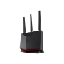 Asus , Wireless Wifi 7 Dual Band Gigabit Router , RT-BE86U , 802.11be , 6800 Mbit/s , Ethernet LAN (RJ-45) ports 5 , Mesh Support Yes , MU-MiMO No , 4G/5G , Antenna type External/Internal , 2