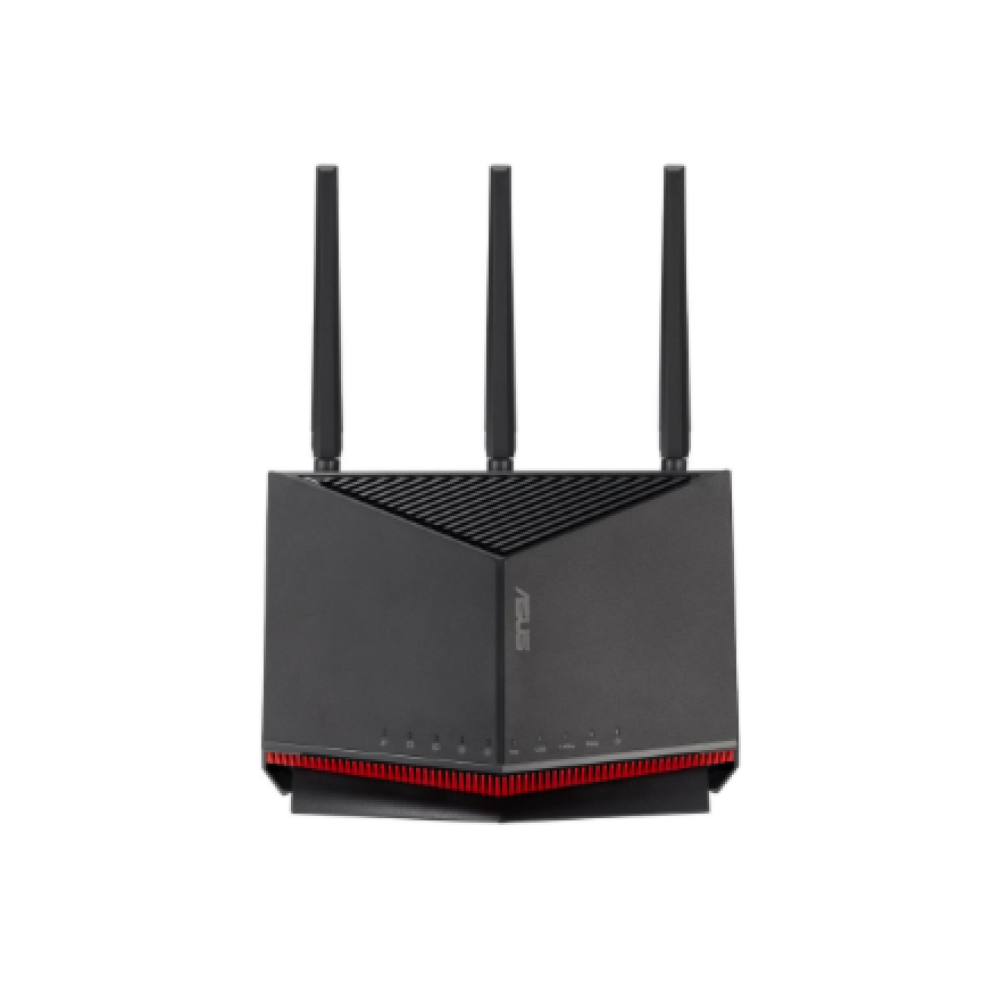 Asus , Wireless Wifi 7 Dual Band Gigabit Router , RT-BE86U , 802.11be , 6800 Mbit/s , Ethernet LAN (RJ-45) ports 5 , Mesh Support Yes , MU-MiMO No , 4G/5G , Antenna type External/Internal , 2