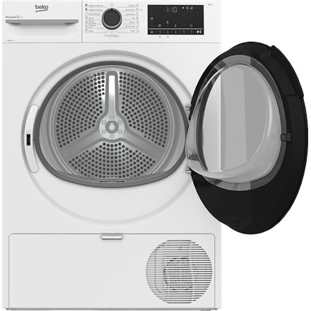 BEKO , Dryer Machine with Heat Pump , BM3T49230W , Energy efficiency class E , Front loading , 9 kg , Digital , Depth 60.7 cm , White