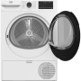 BEKO , Dryer Machine with Heat Pump , BM3T49230W , Energy efficiency class E , Front loading , 9 kg , Digital , Depth 60.7 cm , White