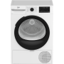 BEKO , Dryer Machine with Heat Pump , BM3T49230W , Energy efficiency class E , Front loading , 9 kg , Digital , Depth 60.7 cm , White