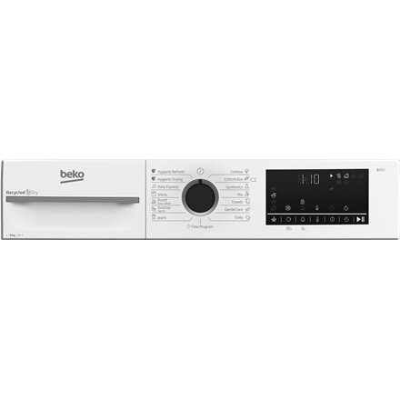 BEKO , Dryer Machine with Heat Pump , BM3T49230W , Energy efficiency class E , Front loading , 9 kg , Digital , Depth 60.7 cm , White