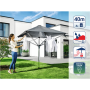 Leifheit , Sails, Covered Rotejs LinoProtect 400 4006501821003 , Gray