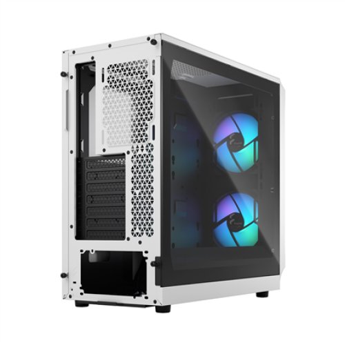 Fractal Design , Focus 2 , Side window , Midi Tower , ATX , RGB White TG Clear Tint