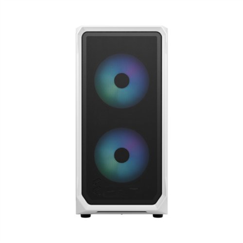 Fractal Design , Focus 2 , Side window , Midi Tower , ATX , RGB White TG Clear Tint