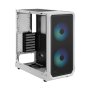 Fractal Design , Focus 2 , Side window , Midi Tower , ATX , RGB White TG Clear Tint