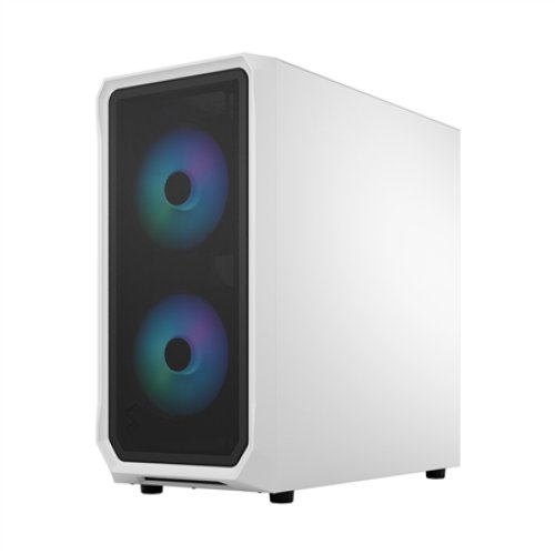 Fractal Design , Focus 2 , Side window , Midi Tower , ATX , RGB White TG Clear Tint
