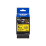Brother , TZe-FX611 Flexible ID Laminated Tape , Black on Yellow , TZe , 8 m , 6 cm