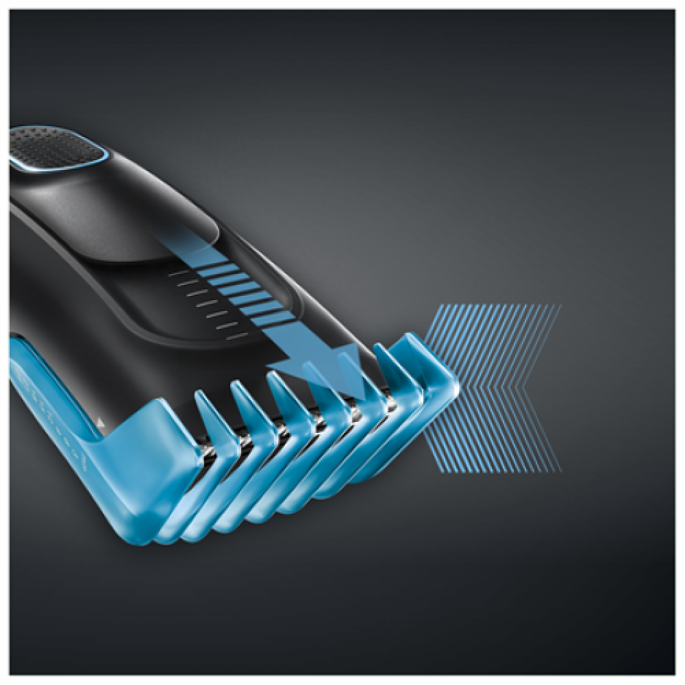 Braun Hair clipper HC5010 Cordless, Yes, Number of length steps 8 length steps, Black