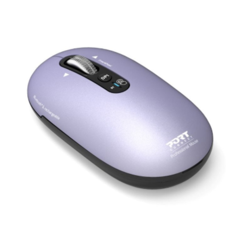 PORT CONNECT Mouse , PURE MAC , Wireless , Bluetooth , Lavender