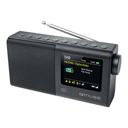 Muse , Portable Radio , M-117 DB , AUX in , Black , Portable , FM, DAB/DAB+