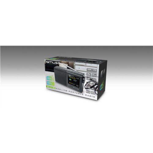 Muse , Portable Radio , M-117 DB , AUX in , Black , Portable , FM, DAB/DAB+