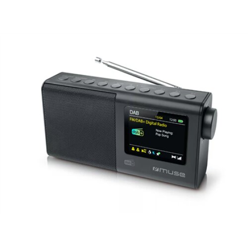 Muse , Portable Radio , M-117 DB , AUX in , Black , Portable , FM, DAB/DAB+