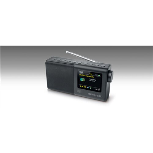 Muse , Portable Radio , M-117 DB , AUX in , Black , Portable , FM, DAB/DAB+