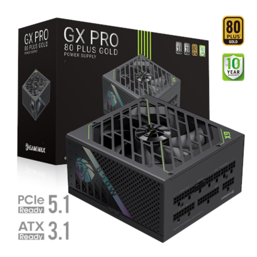 Gamemax PSU , GX 850G , 850 W , Gold , Modular
