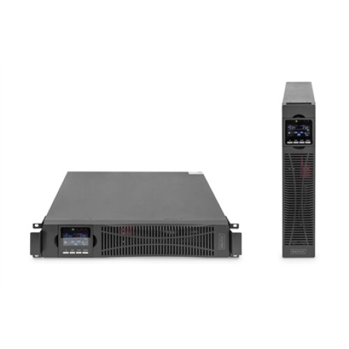 DIGITUS OnLine UPS, rack/tower, 3000VA, 3000W, LCD, 8 x C13, 1 x C19, RS-232, USB, SNMP card (optional), relay card (optional) , Digitus , OnLine UPS , DN-170096, 3000 VA / 3000 W , 3000 VA , 3000 W , C20