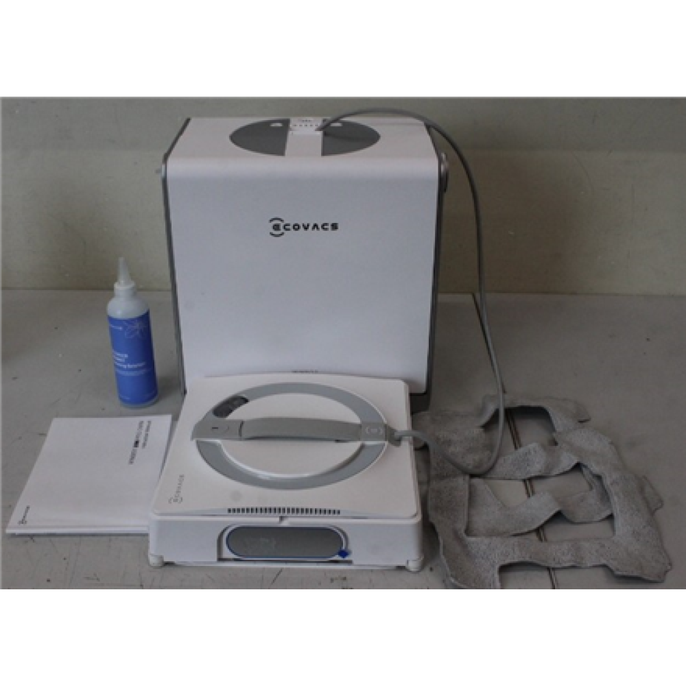 SALE OUT. Ecovacs WINBOT W2 PRO OMNI , Corded , 5500 Pa , White , USED, DIRTY, SCRATCHED ON CORPUS