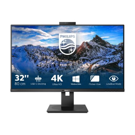Philips , Monitor , 329P1H , 31.5 , IPS , 4K UHD , 16:9 , 60 Hz , 4 ms , 3840 x 2160 , 350 cd/m² , HDMI ports quantity 2 , Black , Warranty 24 month(s)