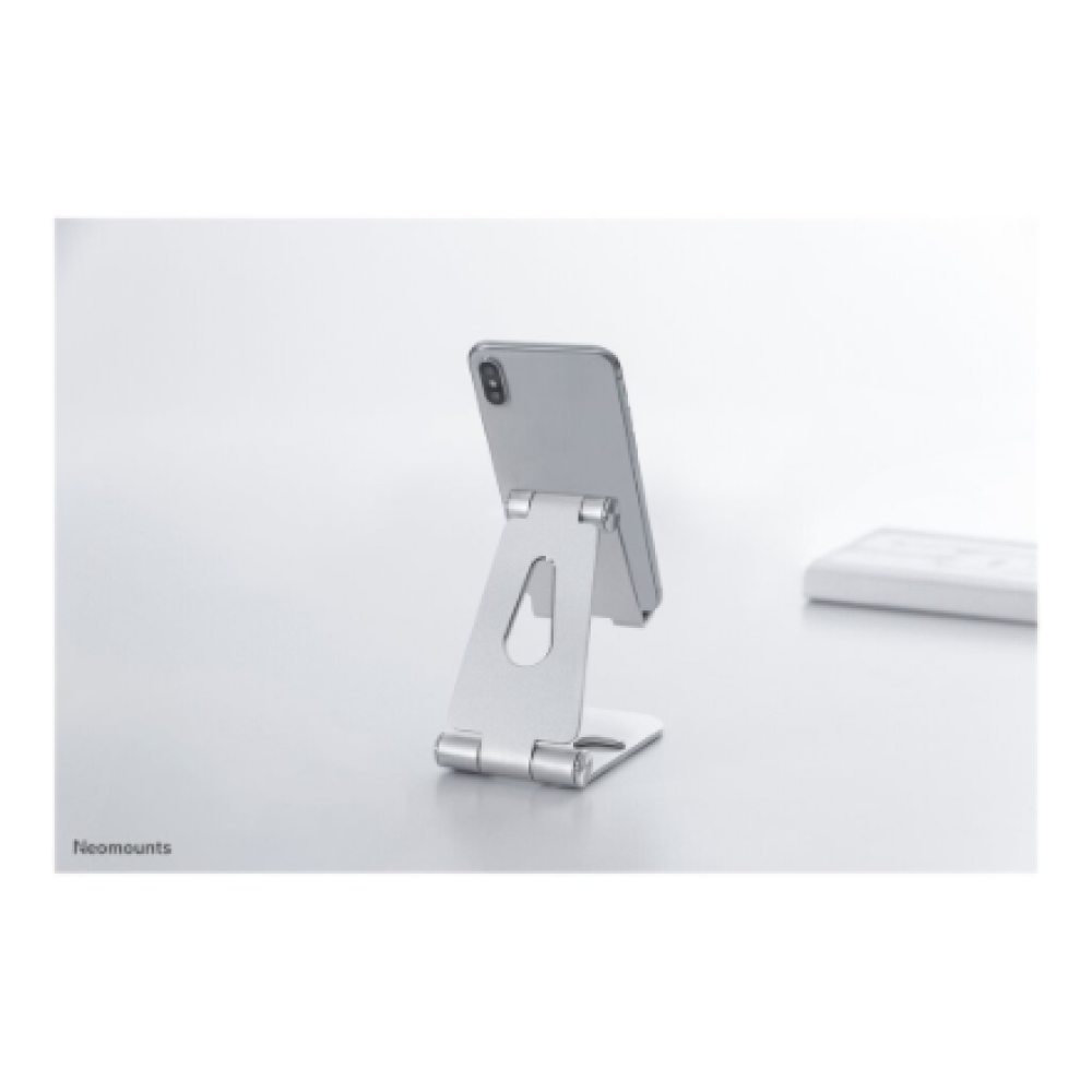 Neomounts , DS10-160SL1 , Adjustable , Phone stand , Silver , 7