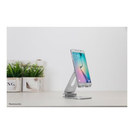 Neomounts , DS10-160SL1 , Adjustable , Phone stand , Silver , 7
