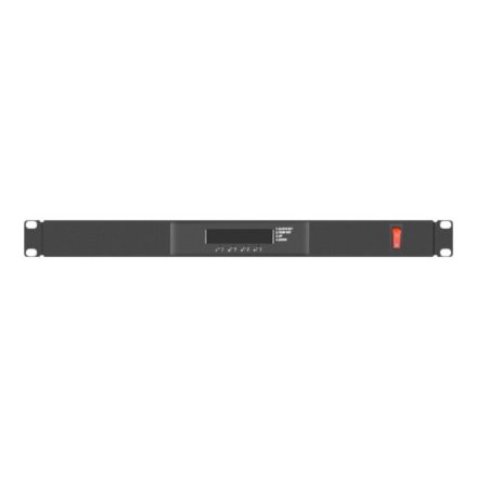Lanberg 19 fan unit/ventilation panel with LCD 4 fans + thermostat 230V , AK-1503-B , Black