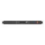 Lanberg 19 fan unit/ventilation panel with LCD 4 fans + thermostat 230V , AK-1503-B , Black