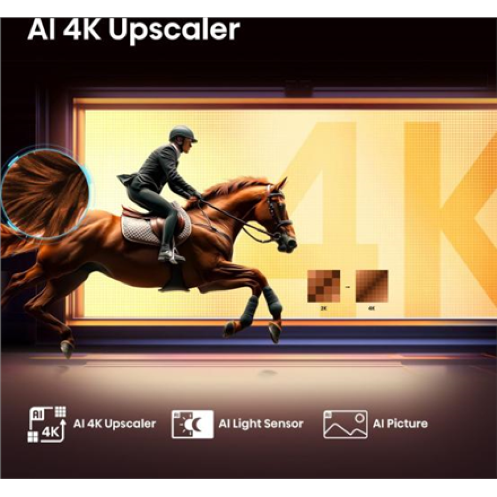 Hisense UHD QLED Smart TV , 43E7Q , 43 , Smart TV , VIDAA OS , UHD , Black
