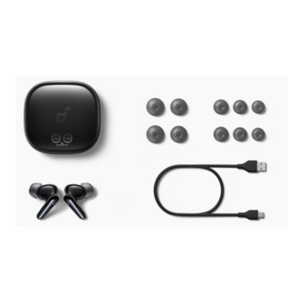 Anker Soundcore Wireless Earbuds , Liberty 4 Pro , Built-in microphone , Bluetooth , Black , ANC