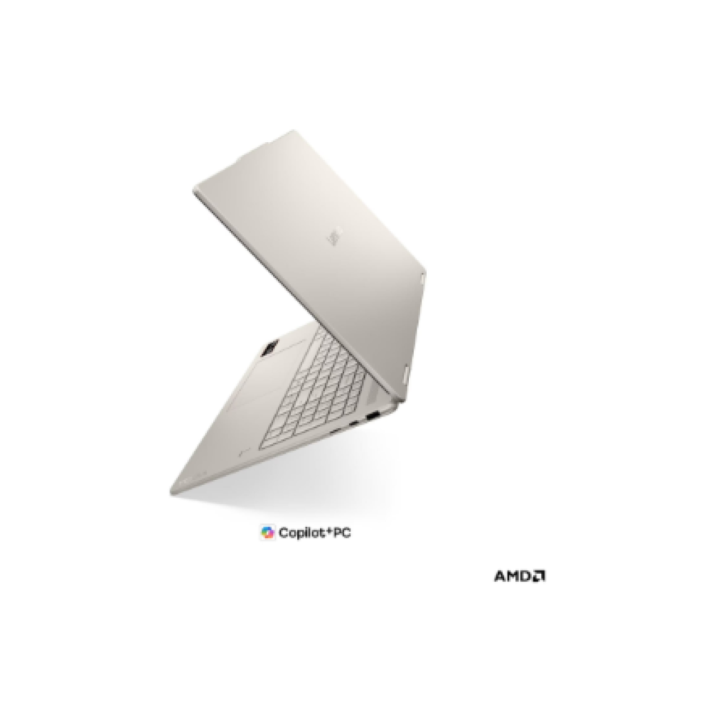 Lenovo Yoga 2-in-1 16AGP11 AMD , Seashell , 16 , OLED , Touchscreen , WUXGA , 1920 x 1200 pixels , Glossy , AMD Ryzen AI 7 , 445 , 16 GB , Soldered LPDDR5X , Solid-state drive capacity 512 GB , AMD Radeon 840M Graphics , Windows 11 Home , 802.11be , Bluet