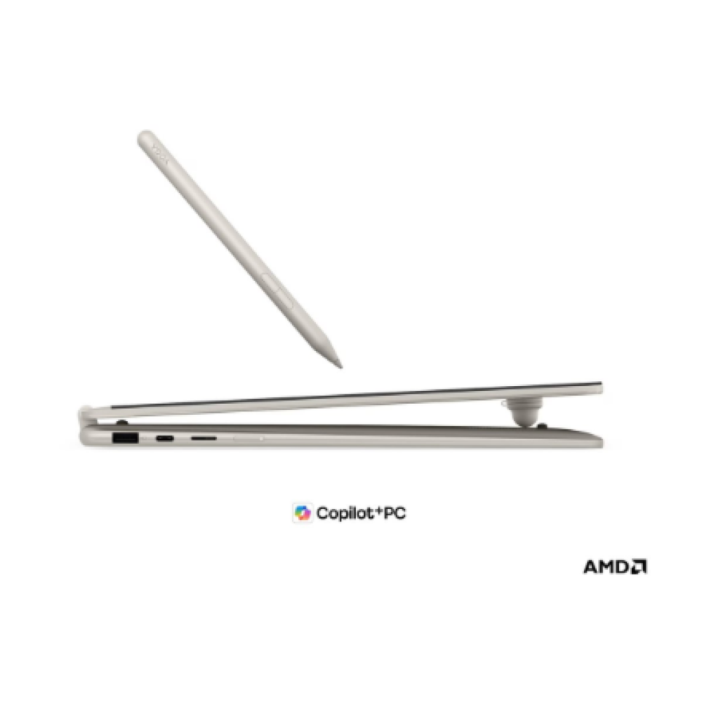 Lenovo Yoga 2-in-1 16AGP11 AMD , Seashell , 16 , OLED , Touchscreen , WUXGA , 1920 x 1200 pixels , Glossy , AMD Ryzen AI 7 , 445 , 16 GB , Soldered LPDDR5X , Solid-state drive capacity 512 GB , AMD Radeon 840M Graphics , Windows 11 Home , 802.11be , Bluet